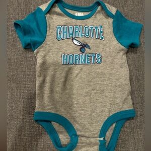 charlotte hornets 12M onesie